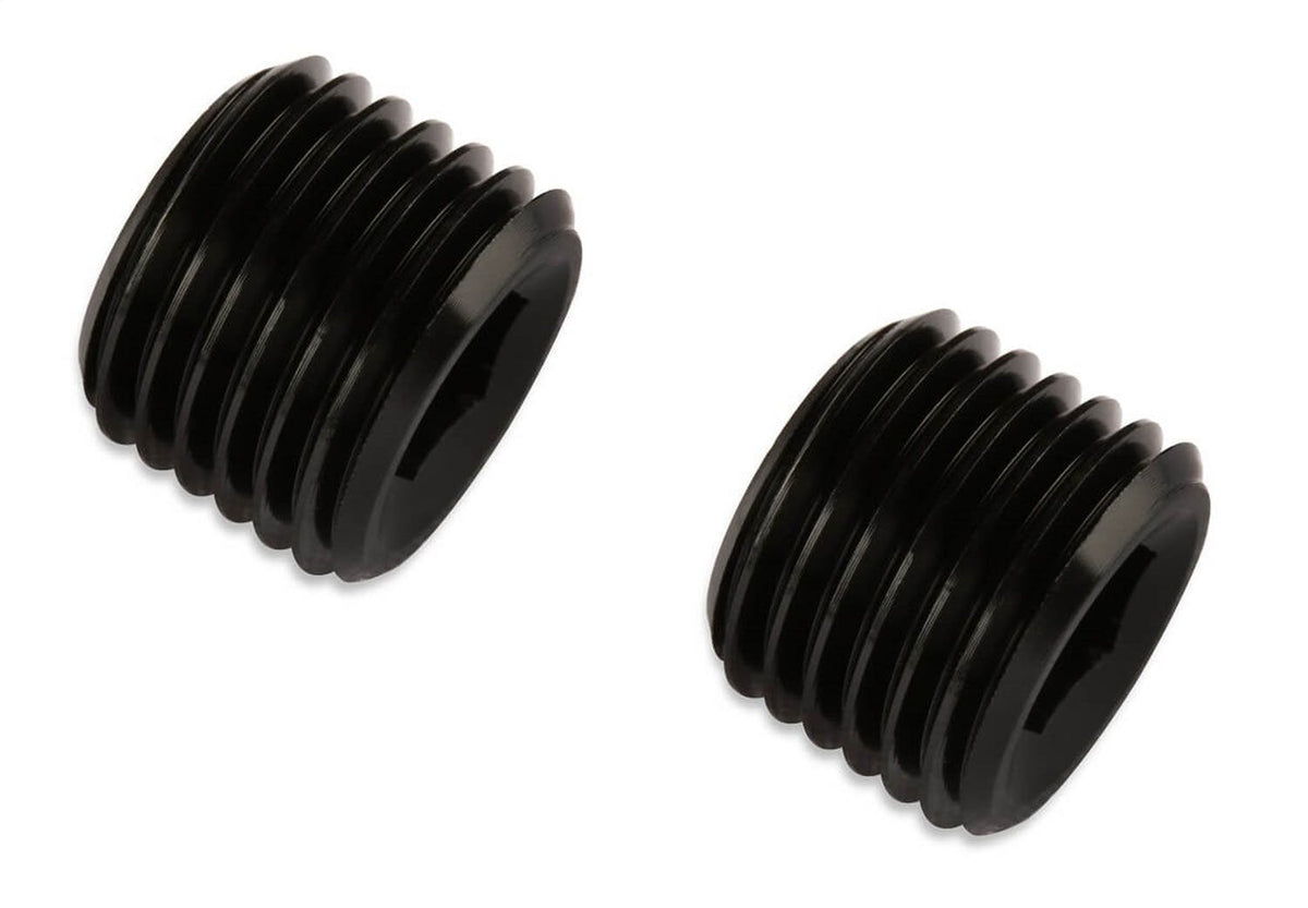Mr. Gasket 493204-BL 3/8 IN. NPT PLUGS (2) BLACK