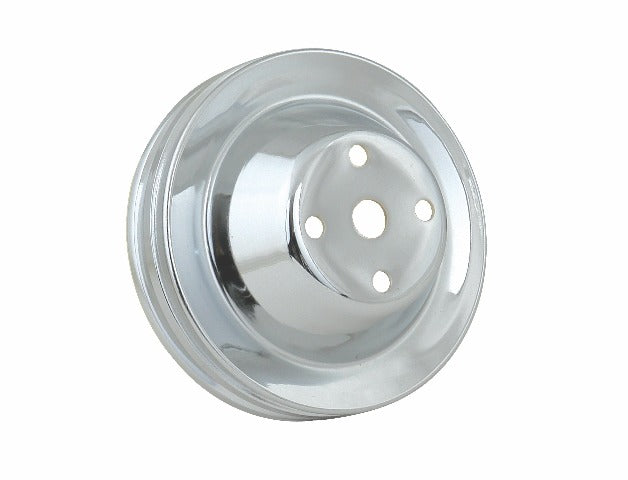 Mr. Gasket 4975 CHRM W/P PULLEY-DLB GRV