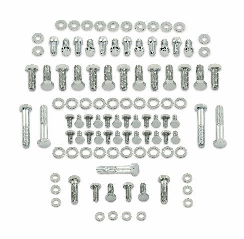 Mr. Gasket 5001 CHROME DLX HDW KIT SB CHEV