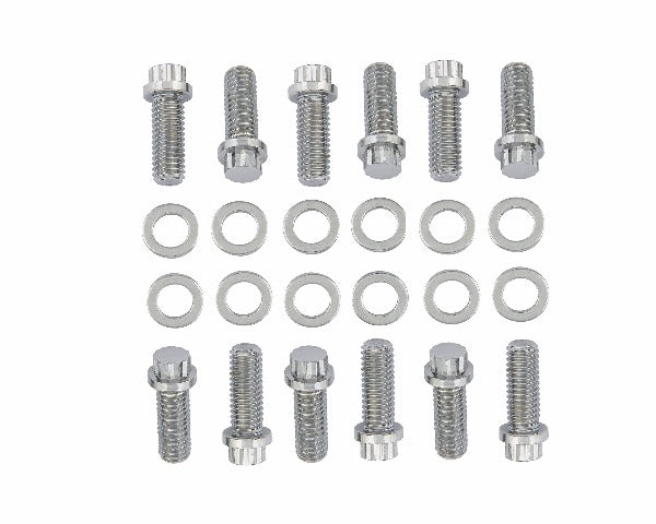 Mr. Gasket 5003 CHROME INT BOLT SB CH 12PT