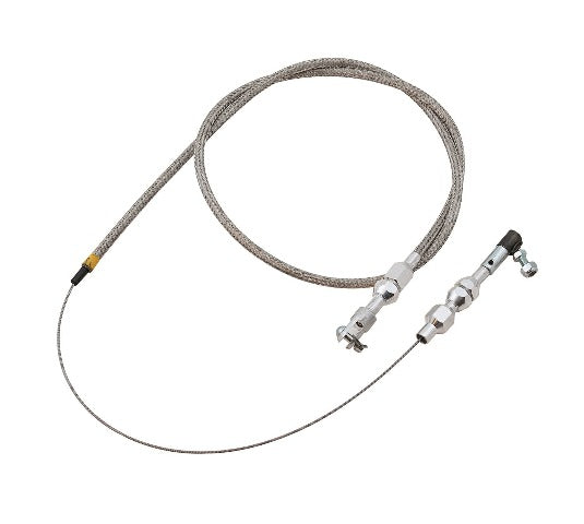Mr. Gasket 5659 UNIV THROTTLE CABLE SS BRAIDED