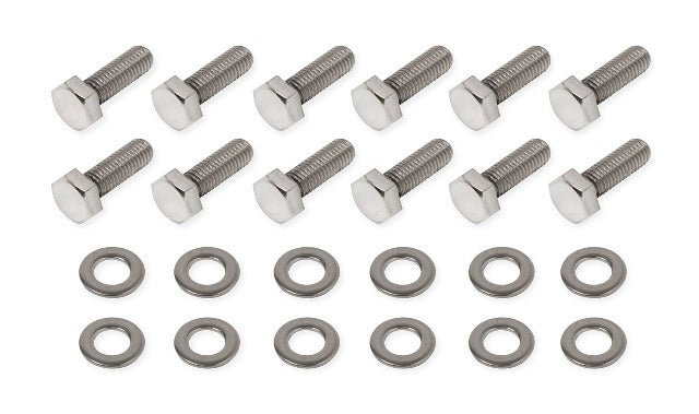 Mr. Gasket 60911G REAR COVER BOLTS - GM LS - SS POL HEX