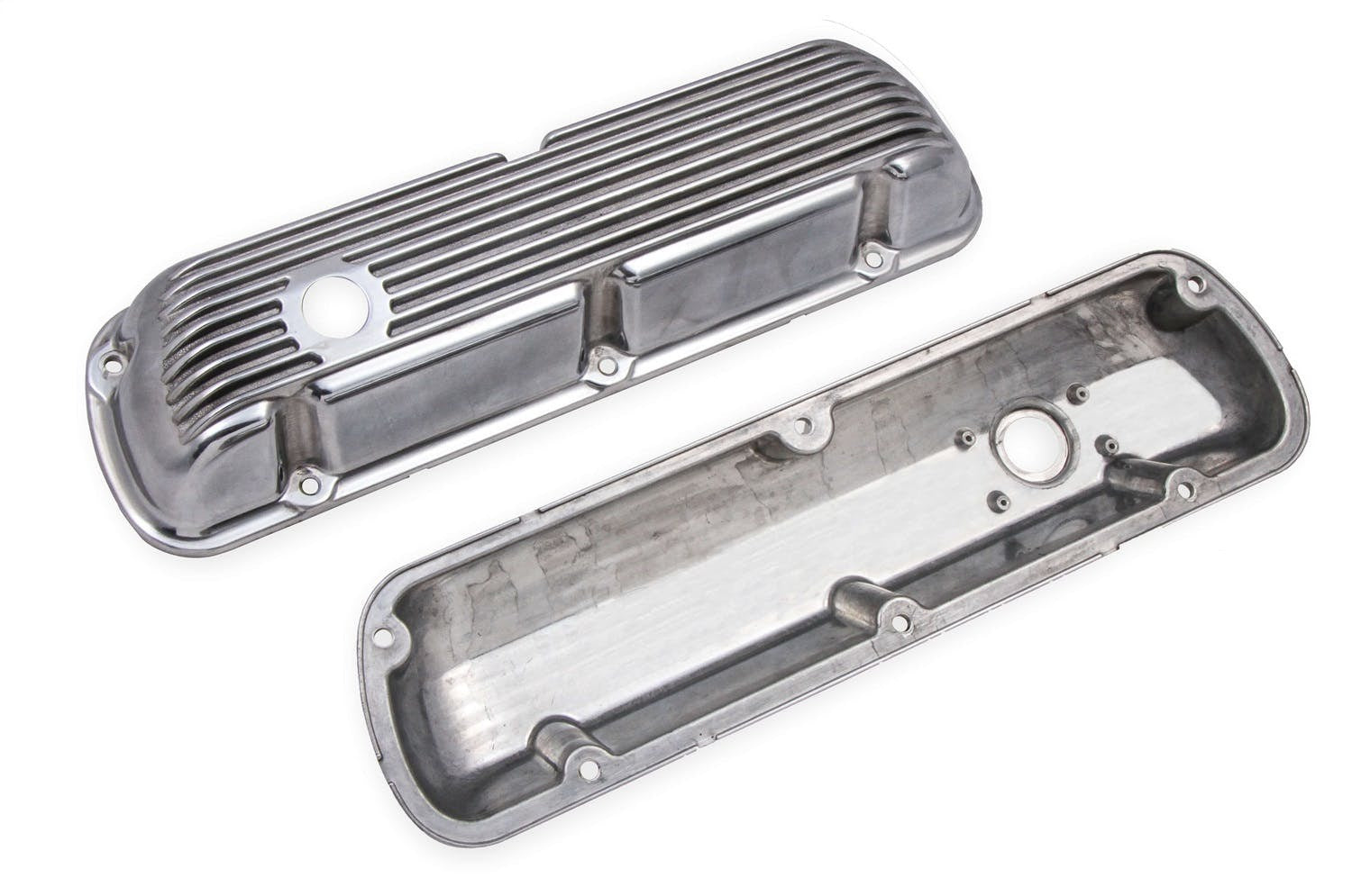 Mr. Gasket 6861G CAST ALUM V/C POLISHED,FINNED SBF