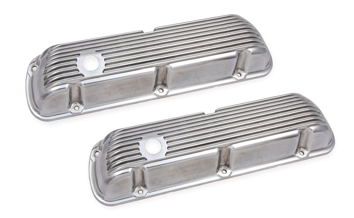 Mr. Gasket 6861G CAST ALUM V/C POLISHED,FINNED SBF