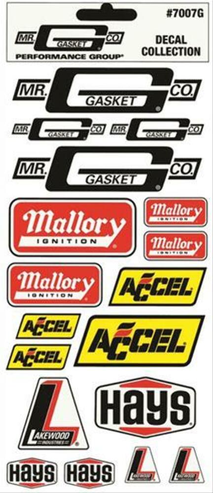 Mr Gasket Exterior Decal 7007G