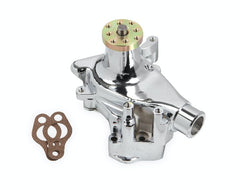 Mr. Gasket 7013G WATER PUMP-ALUM CHRM SBC LONG (69-91)