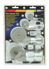 Mr. Gasket 8092 BRAIDED HOSE SLEEVE KIT-SILV