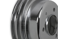 Mr. Gasket 8830MRG PULLEY,CRNK DBL GRV SBF CHRM