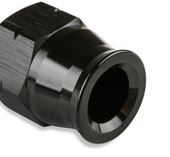 Mr. Gasket 892006-BL ALUM TUBE ADPT -6 MALE AN TO 3/8 BLACK