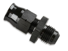 Mr. Gasket 892006-BL ALUM TUBE ADPT -6 MALE AN TO 3/8 BLACK