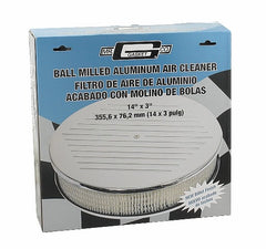 Mr. Gasket 9161G CHROM ALUM 14X3 AC SET MILLED