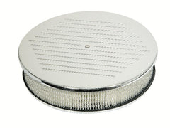 Mr. Gasket 9161G CHROM ALUM 14X3 AC SET MILLED