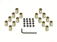 Mr. Gasket 920G ROCKER ARM NUTS 3/8 GOLD