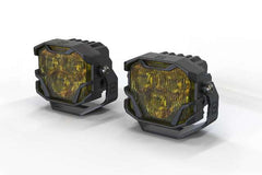 Morimoto 4Banger 2.0 NCS LED Pods (SAE Wide / Yellow / Set) BAF006.2