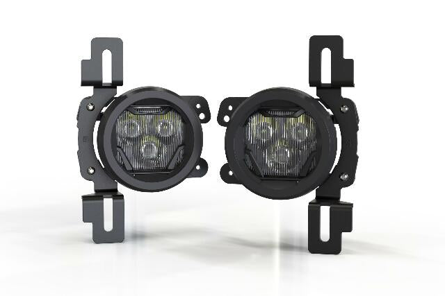 Morimoto 4Banger Fog Light Kit: 18+ JL/JT (NCS / Wide / Yellow / Set) BAF078Y