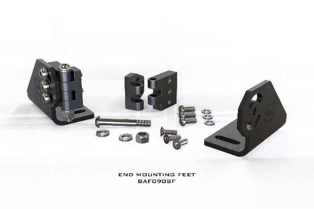 Morimoto 2Banger: Bar-End Mounting Feet (Set) BAF090SF