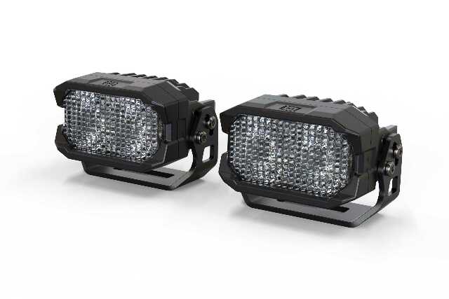 Morimoto 2Banger HXB LED Pod (Flood / Yellow / Set) BAF111