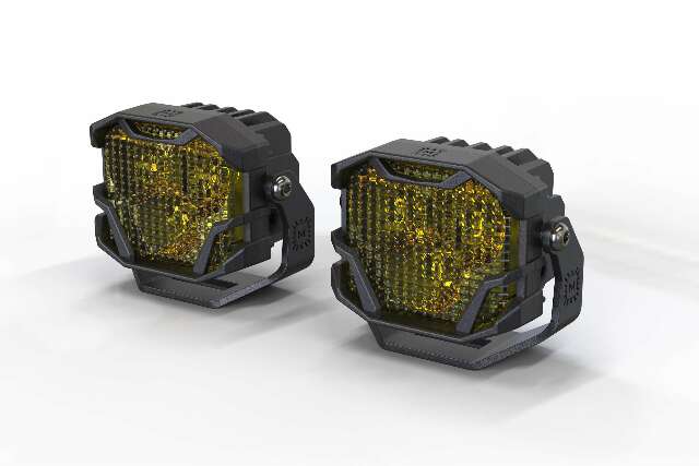 Morimoto 4Banger 2.0 NCS LED Pods (Flood / Yellow / Set) BAF139.2