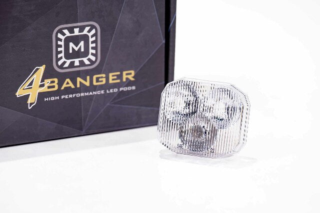 Morimoto Lens Only: 4Banger (White / Wide / Each) BAF202