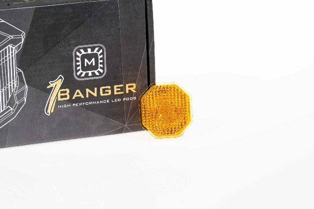 Morimoto Lens Only: 1Banger (Yellow / Flood / Each) BAF215