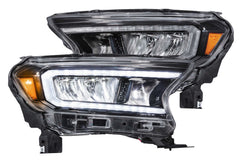 Headlight Revolution Carbide LED Headlights: Ford Ranger (19-23) (Reflector LED / Pair) GTR.HL05