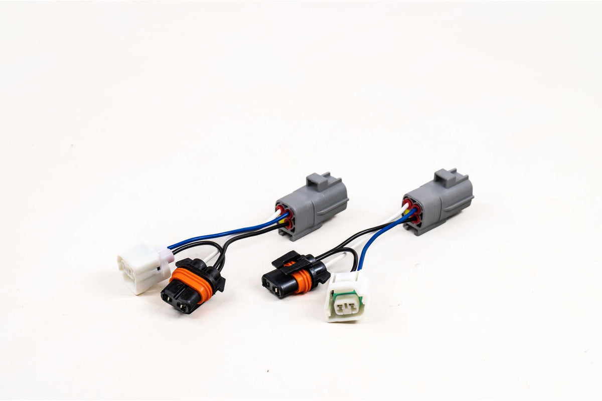 Headlight Revolution Adapters: Toyota 4Runner 2021-2023 OE LED (Pair / OEM LED Low / LED High) GTR.HL20-H