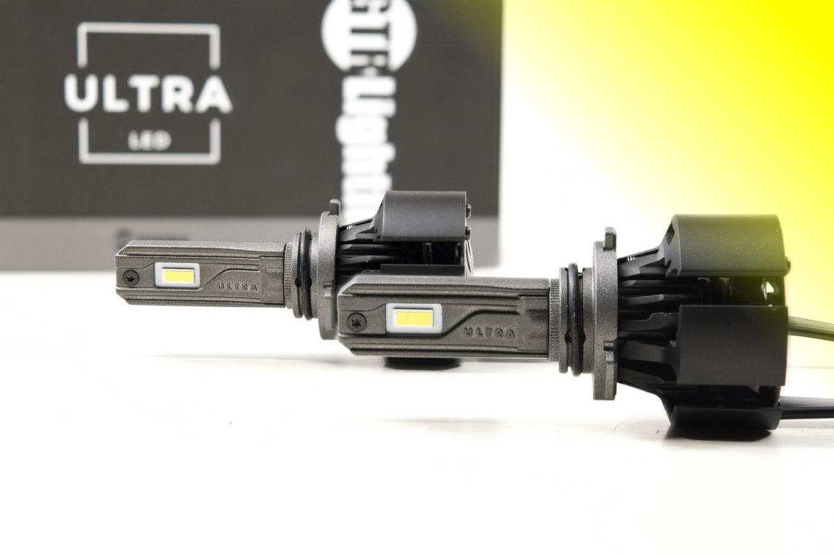 Headlight Revolution 9005/9145/H10: GTR Ultra Series 2.0 (Yellow / Pair) GTR.LED732-Y-2PK