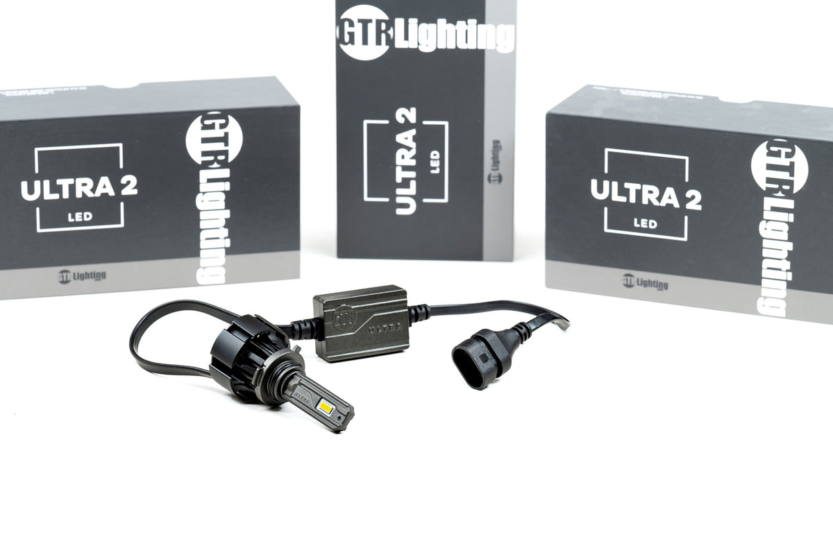 Headlight Revolution 9005/9145/H10: GTR Ultra Series 2.0 (Yellow) GTR.LED732-Y