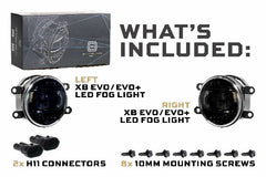 Morimoto XB Evo+ Fog Lights: Type T (White + Yellow / Set) LF093
