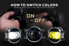 Morimoto XB Evo+ Fog Lights: Type T (White + Yellow / Set) LF093
