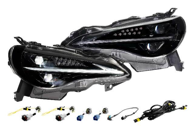 Morimoto XB LED Headlights: FR-S / BRZ / GT86 (12-20 / Gen II / Set) LF2-470