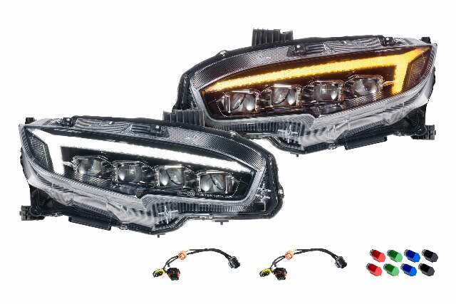 Morimoto XB LED Headlights: Honda Civic (16-21 / Gen II / Set) LF2-473
