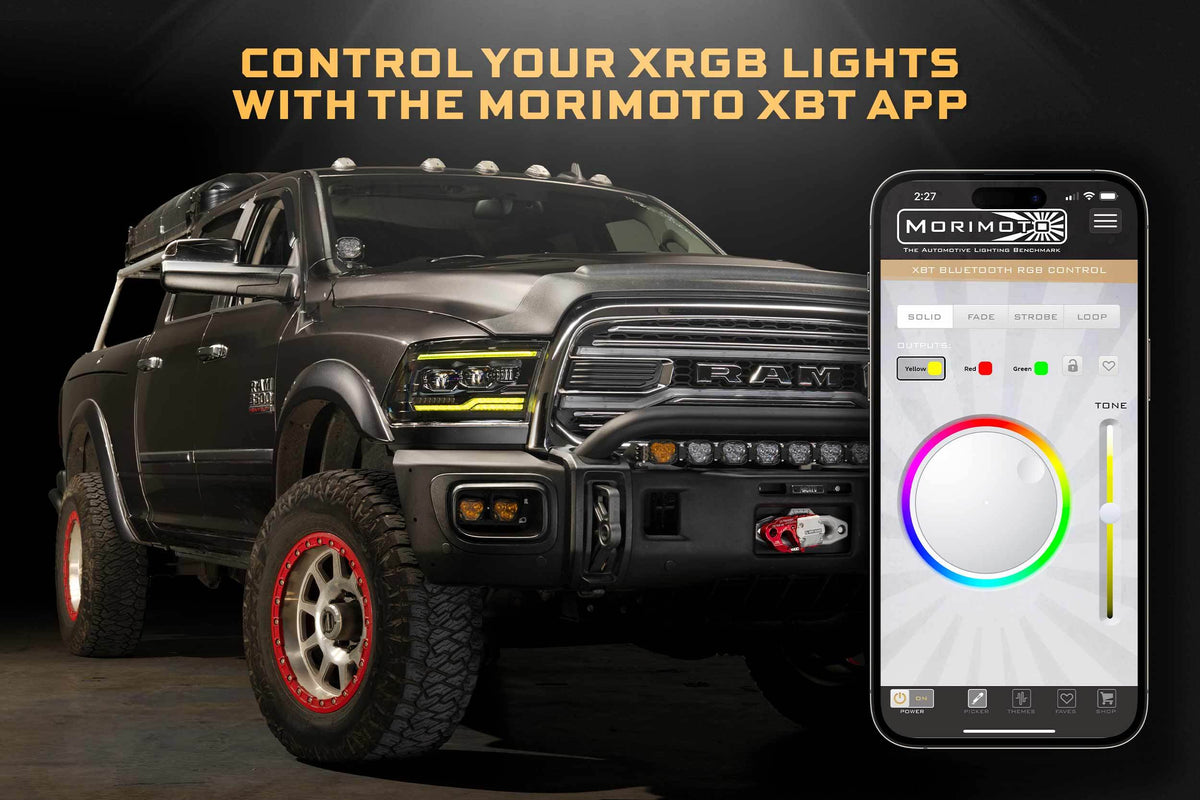 Morimoto XB EVO RGB HEADS DODGE RAM 09 18 LF2-520R