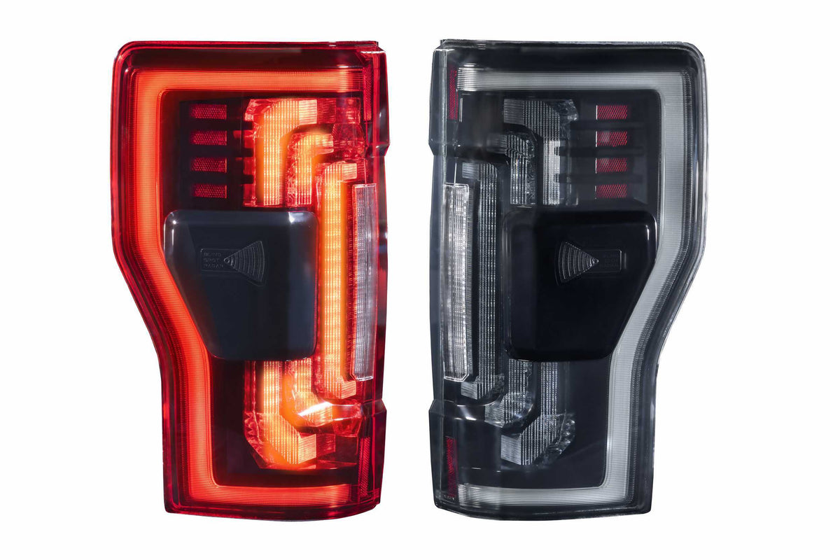 Morimoto XB LED Tails: Ford Super Duty (17-22) (Pair / Smoked) LF350