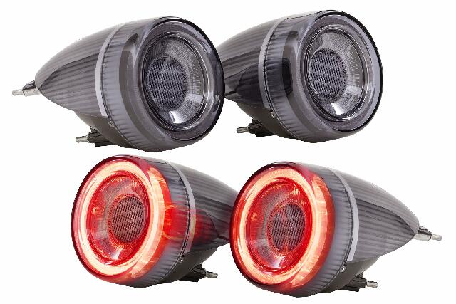 Morimoto XB LED Tail Lights: Ferrari F430 (05-10 / Smoked Lens / Set) LF357