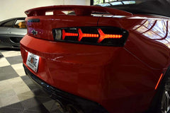 Morimoto XB LED Tails: Chevrolet Camaro (16-18) (Pair / Lambo / Smoked) LF401