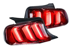 Morimoto XB LED Tail Lights: Ford Mustang (13-14 / Red Lens / Set) LF421.2