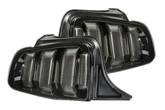 Morimoto XB LED Tail Lights: Ford Mustang (13-14 / Red Lens / Set) LF421.2