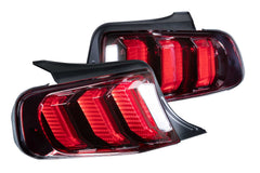 Morimoto XB LED Tails: Ford Mustang (10-12) (Pair / Facelift / Red) LF441.2