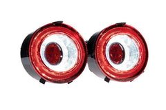 Morimoto XB LED Tail Lights: Corvette C6 (05-13 / Red Lens / Set) LF467