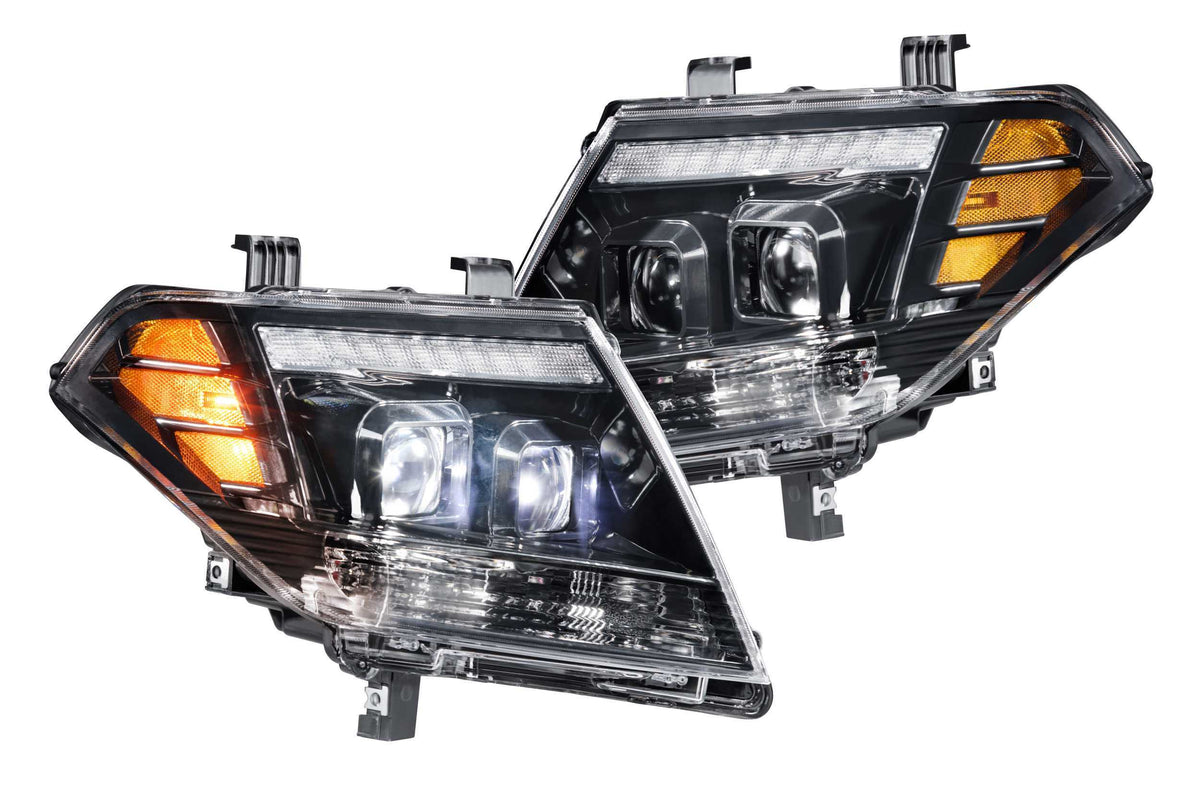Morimoto XB Hybrid LED Headlights: Nissan Frontier (09-20) (Pair / ASM) LF475
