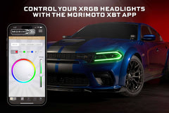 Morimoto XRGB HEADS CHARGER 15 23 RGB DRL SET LF494