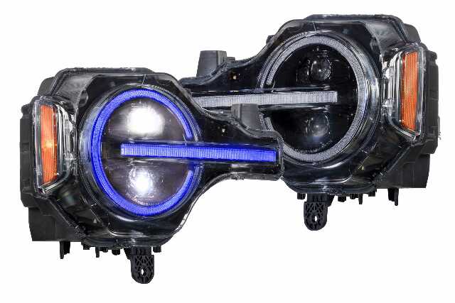 Morimoto XRGB LED Headlights: Ford Bronco (21+ / RGB / Set) LF496