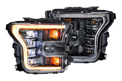 Morimoto XB LED Headlights: Ford F150 (15-17) (Pair / ASM / Amber DRL) (Gen 2) LF502-A.2-ASM