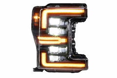Morimoto XB LED Headlights: Ford Super Duty (17-19 / Amber DRL / Set) LF503.2-A-ASM