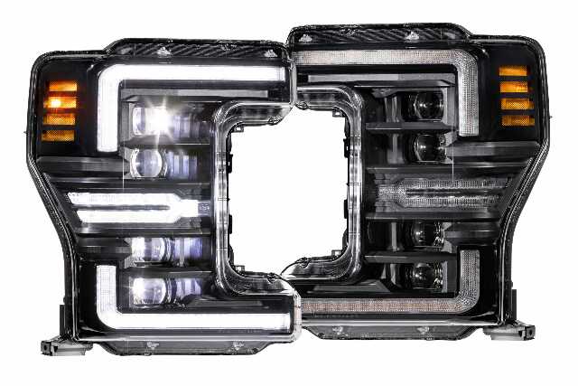 Morimoto XB LED Headlights: Ford Super Duty (17-19 / White DRL / Set) LF503.2-ASM
