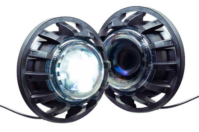 Morimoto Super7 Headlights: Jeep JK (07-18 / Set) LF515