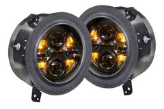Morimoto Sealed7 2.0 Headlights: Jeep JL / JT (18+ / Set) LF518