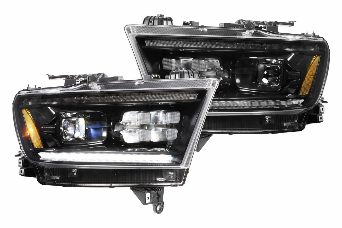 Morimoto XB LED Headlights: Dodge Ram 1500 (2019+) (Pair / ASM)(Gen 2) LF523-ASM