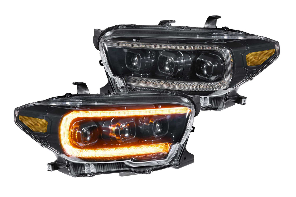 Morimoto XB LED Headlights: Toyota Tacoma (16-20) (Pair / ASM / Amber DRL) (Gen 2) LF530.2-A-ASM